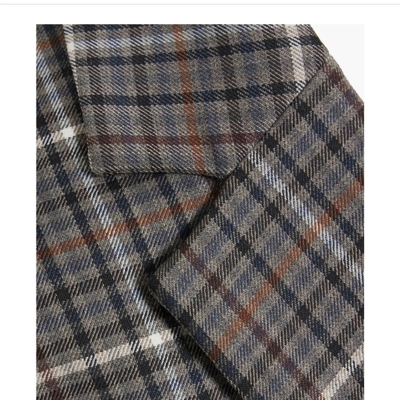 NWT Tibi Gabe cutout checked Twill Blazer Size 2 - Picture 5 of 12